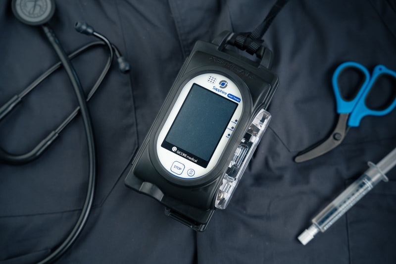 Load image into Gallery viewer, Sapphire IV Pump Case for Extended Battery and Sapphire Connect